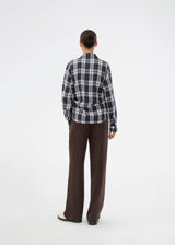 Trixymd shirt - Blue white check