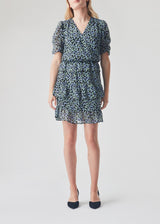 Modström Preloved Earl print dress - Blue Mini Floral