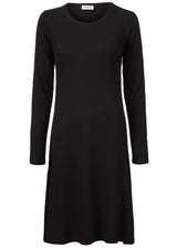 Modström Preloved Krown flare dress - Black