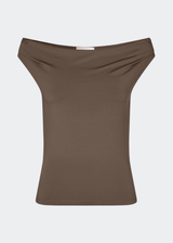 Himamd off-shoulder top - Chocolate Chip