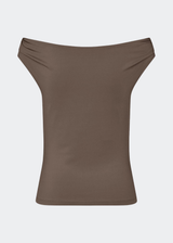 Himamd off-shoulder top - Chocolate Chip