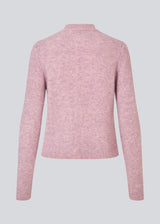 Fitted cardigan in a soft knit. TreeMD cardigan has a high neck and a zipper closure in front.