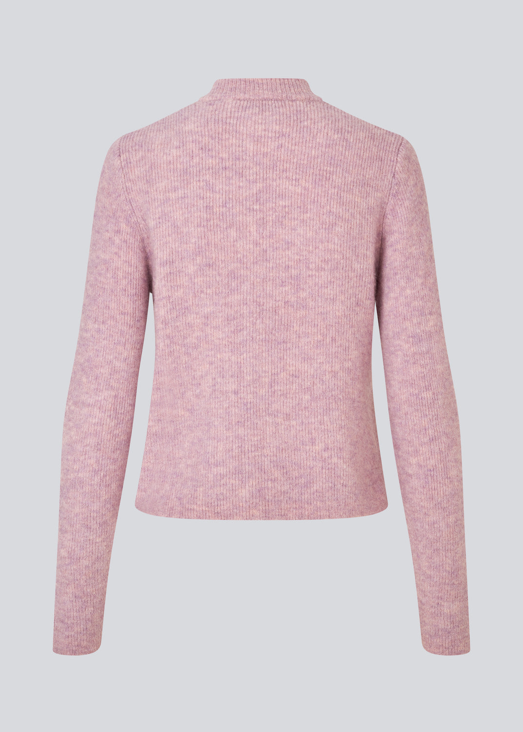 Fitted cardigan in a soft knit. TreeMD cardigan has a high neck and a zipper closure in front.