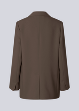 Gale blazer in dark brown has a classic and elegant design, fulfilled by the beautiful revers collar and a long fit. The blazer has a button closure at the front and a chest pocket on the left side.  Buy matching pants: Gale straight pants or Gale Pants in the same color to complete the look.