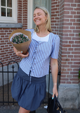 Margotmd poplin skirt - Ombre Blue