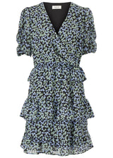 Modström Preloved Earl print dress - Blue Mini Floral