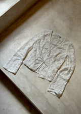 TildeMD ls lace top - Soft White
