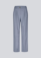 Pants in a relaxed fit. AnkerMD wide pants have a regular waist with pleats in front and wide, long legs. Decorative back pockets and side pockets.