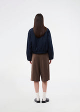 Bermuda shorts in soft faux suede. The BritneyMD Long Shorts are a super cool and edgy style with a knee-length cut, relaxed fit, and elastic waistband - a chic and comfortable must-have for effortless summer looks.