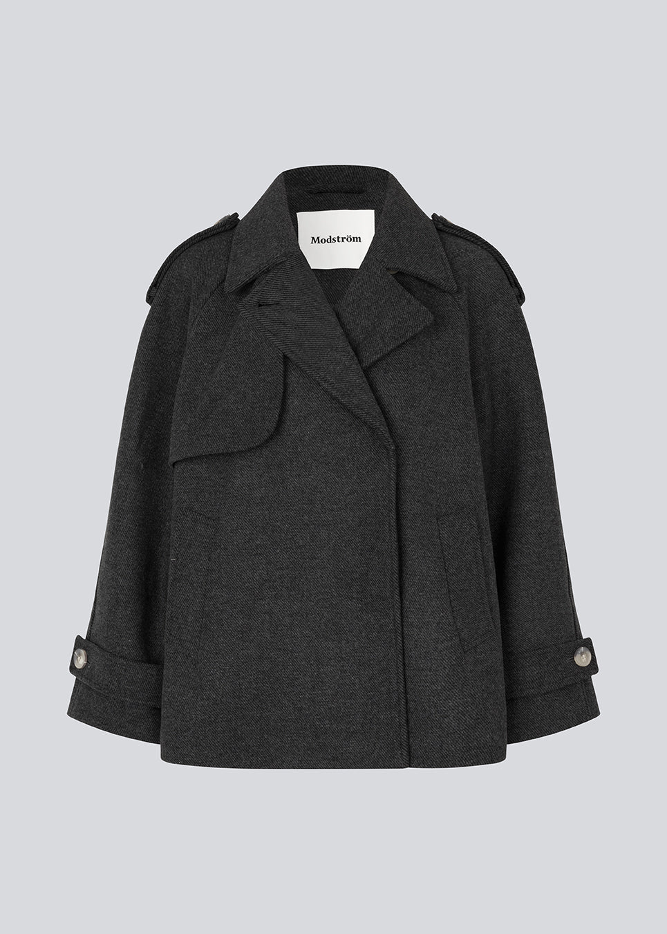 Shop - EsmundMD twill jacket - Black – Modström COM