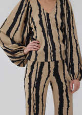 HarlandMD print top - Torn Lines