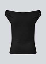 Off-shoulder top in a stretchy material. HimaMD off-shoulder top is fitted and slightly cropped.