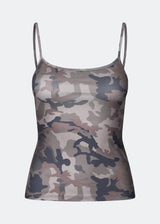Fitted top with a cool, modern print. HimaMD print strap top features a classic cut with a round neckline and delicate, thin straps that create a light and feminine look. The design is made from 95% recycled polyester and 5% elastane for a comfortable and flattering fit.