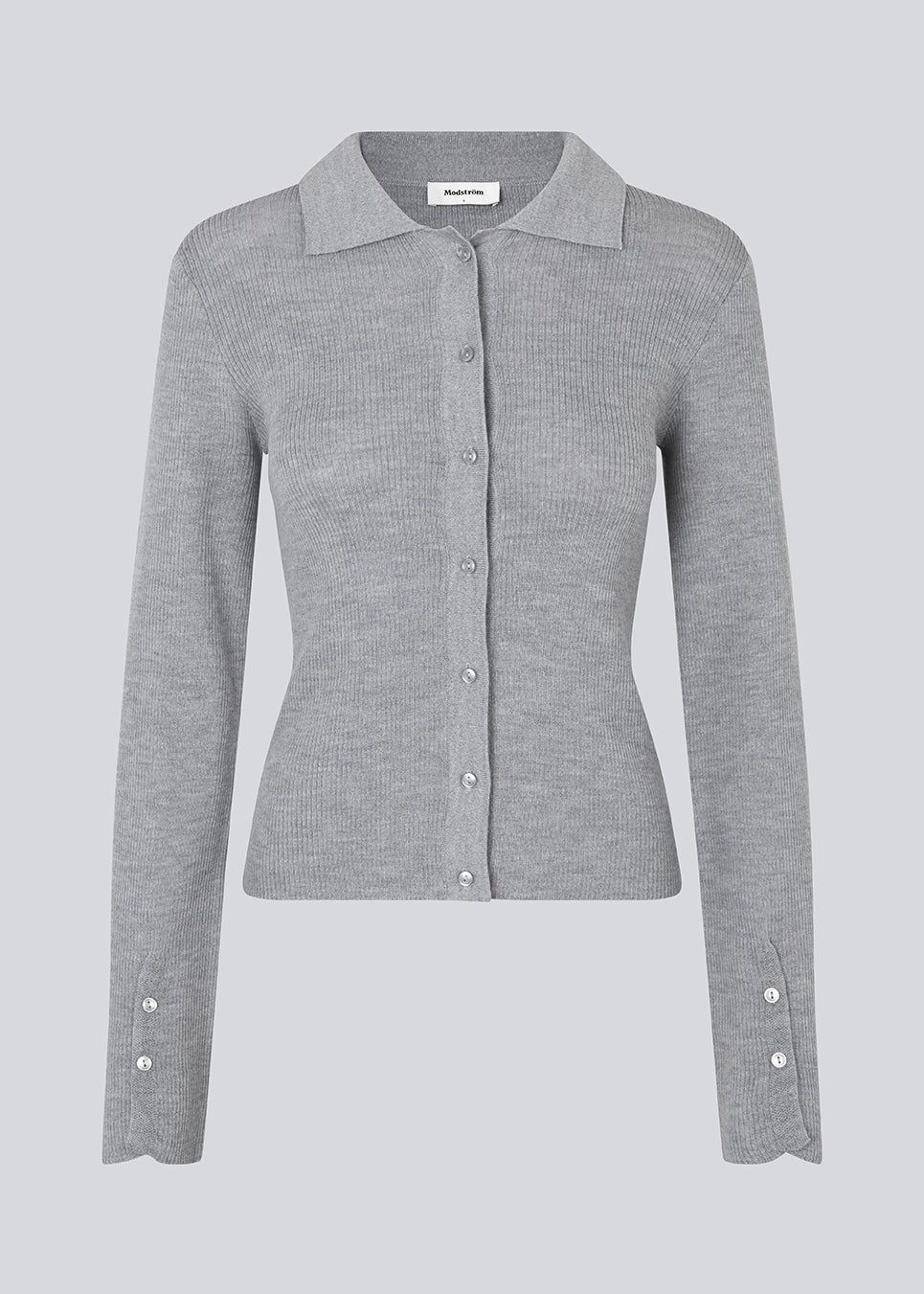 Buy HirokiMD cardigan Grey Melange – Modström COM