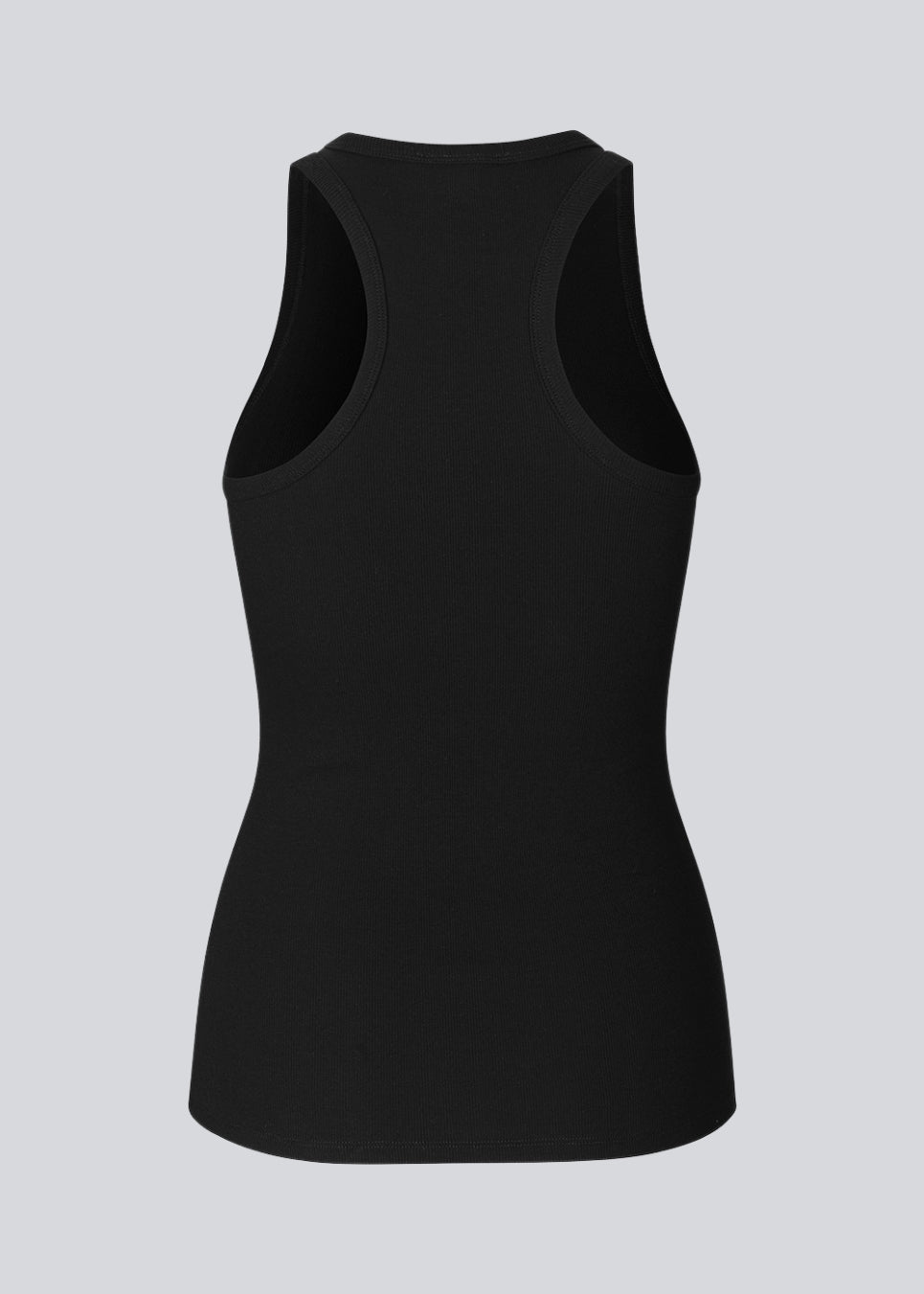 Cool basic top in af soft cotton rib. Our bestseller Igor top Black has a tight fit with a racer back. The top is perfect for a sporty look. See ALL Igor Tops.