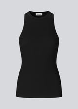 Cool basic top in af soft cotton rib. Our bestseller Igor top Black has a tight fit with a racer back. The top is perfect for a sporty look. See ALL Igor Tops.