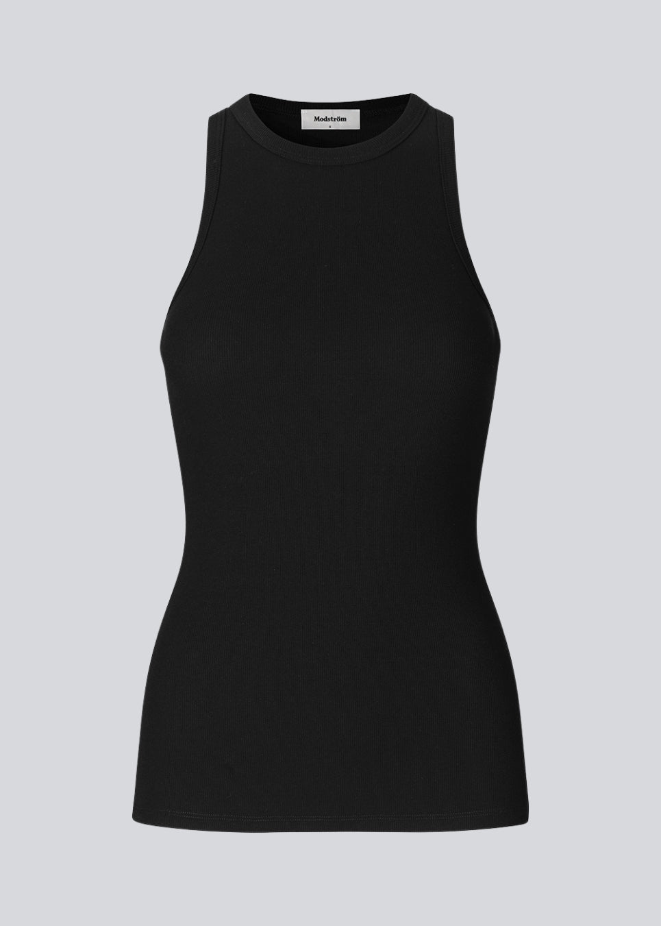 Cool basic top in af soft cotton rib. Our bestseller Igor top Black has a tight fit with a racer back. The top is perfect for a sporty look. See ALL Igor Tops.
