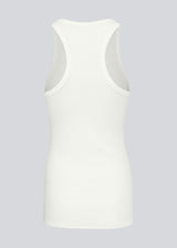 Cool basic top in af soft cotton rib. Our Bestseller Igor top Off White has a tight fit with a racer back. The top is perfect for a sporty look. See ALL Igor Top