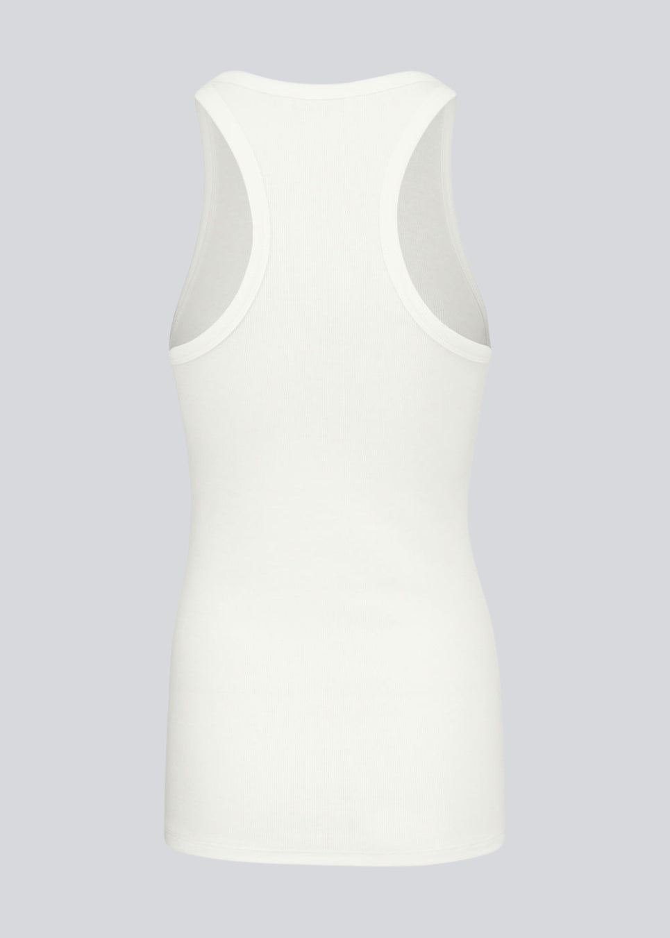Cool basic top in af soft cotton rib. Our Bestseller Igor top Off White has a tight fit with a racer back. The top is perfect for a sporty look. See ALL Igor Top