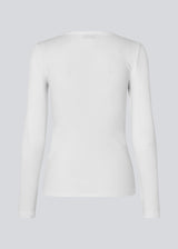 Basic t-shirt in soft cotton rib with stretch. Igormd short t-shirt has a tight fit with short sleeves. 