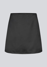 Classic black mini skirt in an A-line. KleoMD skirt has an invisible zipper, medium high waist and lining.