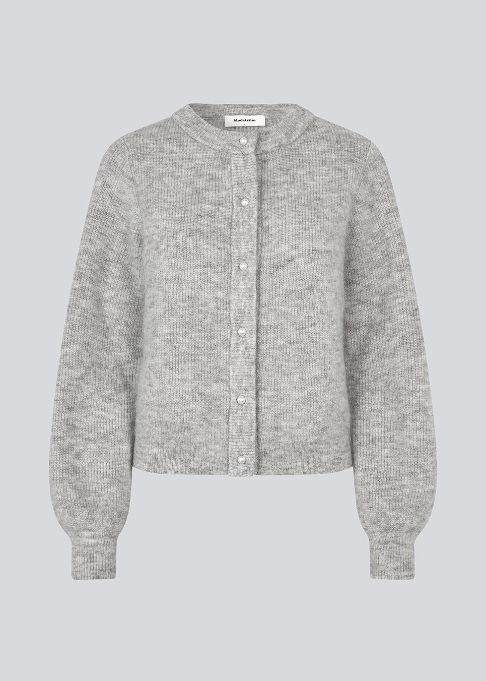Shop LenniMD cardigan Grey Melange – Modström COM