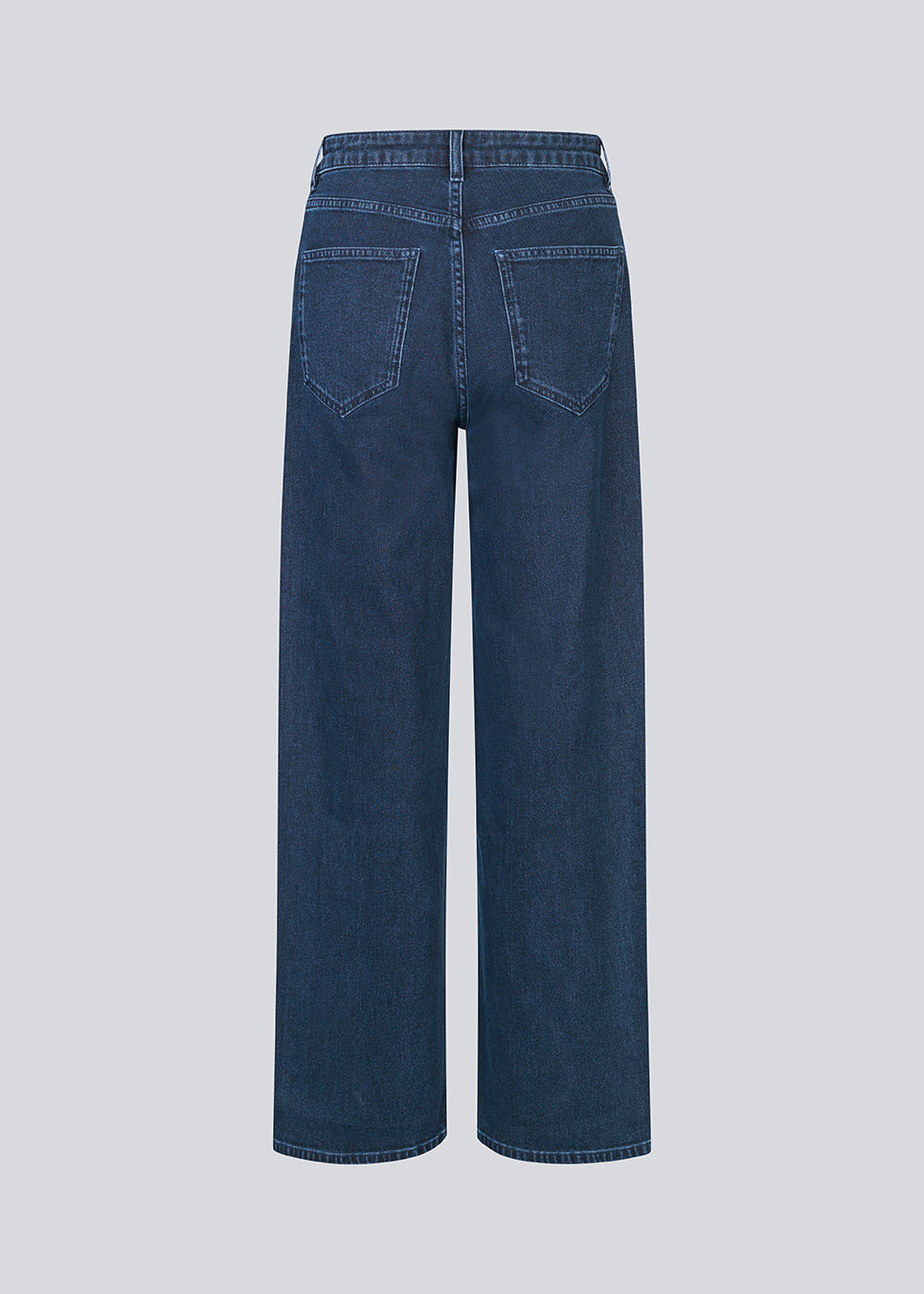 Classic jeans with wide legs and metal studs on the sides. LuccaMD jeans has a zipper, side pockets and two back pockets