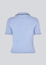 Fitted polo in jersey. MagdaloneMD polo has short sleeves and babylock edges.