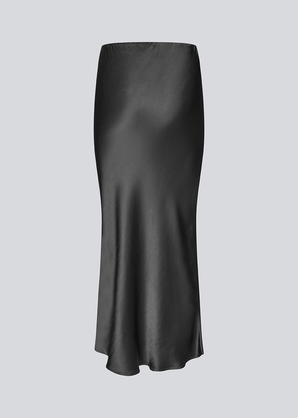 Maxi skirt in satin. MalkiMD skirt has an a-facon and an elastic in the waist.