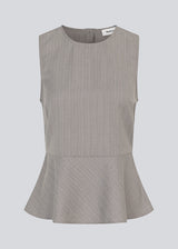 Fitted top with a short skirt. MarlyMD SS top has an invisible zipper in the side and buttons in the back.