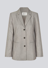 Classic blazer with an elagant design. MeridaMD blazer has a revers collar, button closure and two pockets in front.