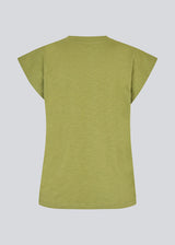 Short-sleeved t-shirt in green made of 100% organic cotton. NeomaMD t-shirt has a v-neck and a loose fit.