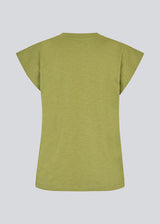 Short-sleeved t-shirt in green made of 100% organic cotton. NeomaMD t-shirt has a v-neck and a loose fit.