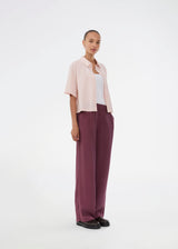 Wide pants in EcoVero viscose. NickiMD pants has an elastic waistband and sidepockets.