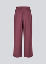 Wide pants in EcoVero viscose. NickiMD pants has an elastic waistband and sidepockets.