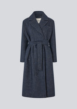 Otillamd coat - Navy Herringbone