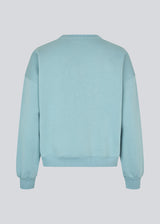 Sweatshirt in blue with logo made in a cotton mixture. Paulamd sweat has a round neckline and ribbing at the sleeves and bottom. 