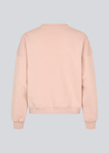 Sweatshirt in light pink with logo made in a cotton mixture. Paulamd sweat has a round neckline and ribbing at the sleeves and bottom. 