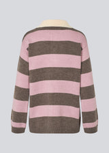Pelhammd stripe polo - Lilac Chocolate Stripe