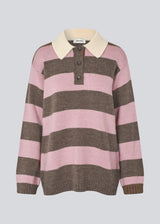 Pelhammd stripe polo - Lilac Chocolate Stripe