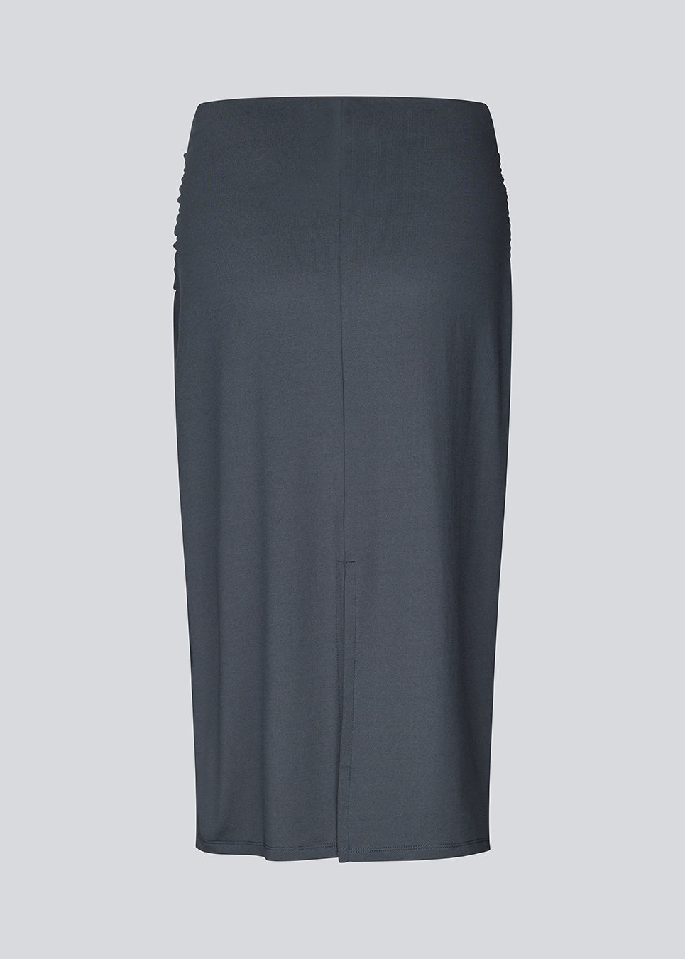 Midi skirt in recycled polyester. The Richardmd skirt is a fitted midi skirt with soft draping and a gold buckle detail at the front – effortlessly simple and feminine.