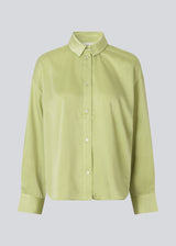 Shirt in light green with relaxed fit. The Sheltonmd Shirt features a timeless design and an elegant look, made from recycled polyester.