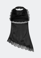Elegant and sophisticated top. TamalMD top is designed with graceful draping and delicate lace details that create a feminine and exclusive look. Perfect for both evening wear and styling with a modern, fashion-forward touch.