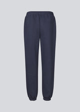 Sweatpants in navy blue with logo in a cotton mixture. TiaMD pants have side pockets, a tieband and an elastic in the bottom and waist.