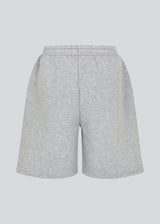 Sweatshorts in grey with logo in a cotton mixture. TiaMD shorts have side pockets, a tie band, and an elastic waistband.