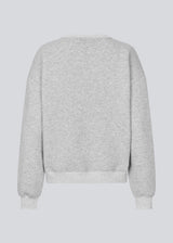 Sweatshirt in grey with logo made in a cotton mixture. TiaMD sweat has a round neckline and ribbing at the sleeves and bottom.