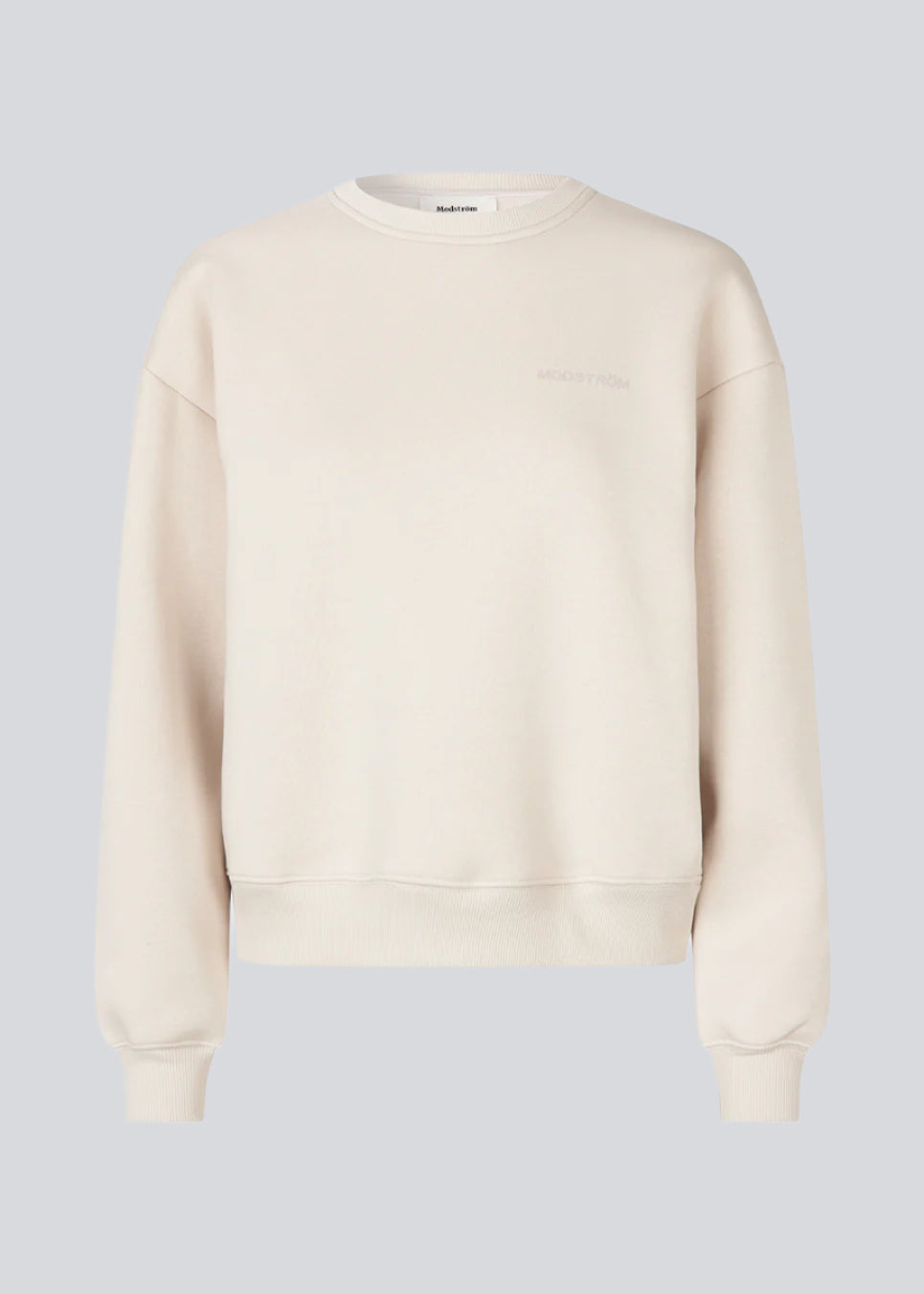 Sweatshirt with logo made in a cotton mixture. TiaMD sweat has a round neckline and ribbing at the sleeves and bottom.