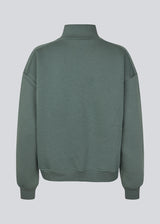 Sweatshirt with logo made in a cotton mixture. TiaMD sweat has a high neck with a zipper and ribbing at the sleeves.