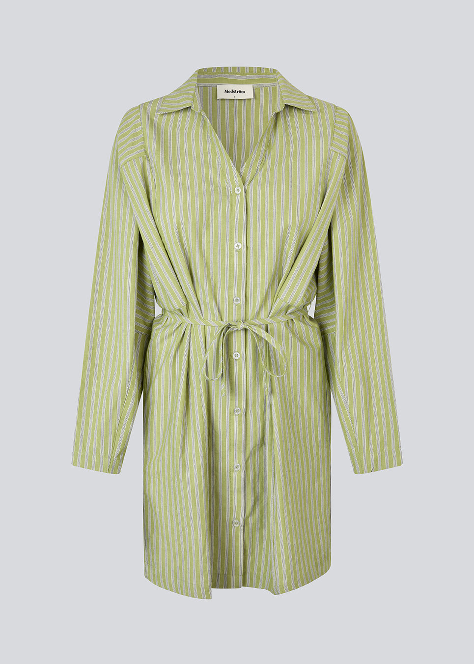 tarragon green dress Reformation Anaiis Silk Dress in Tarragon by Reformation
