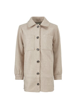 Modström Preloved Tanja solid coatigan - Beige melange